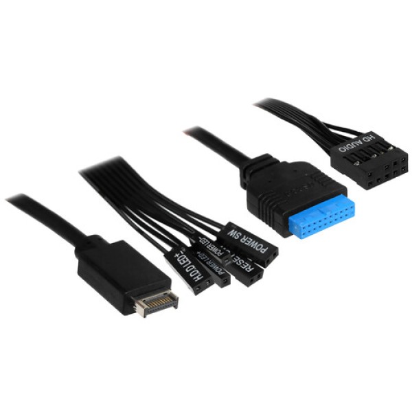 Корпус Powercase Vision Black V2 [CVBAV2-L0] черный
