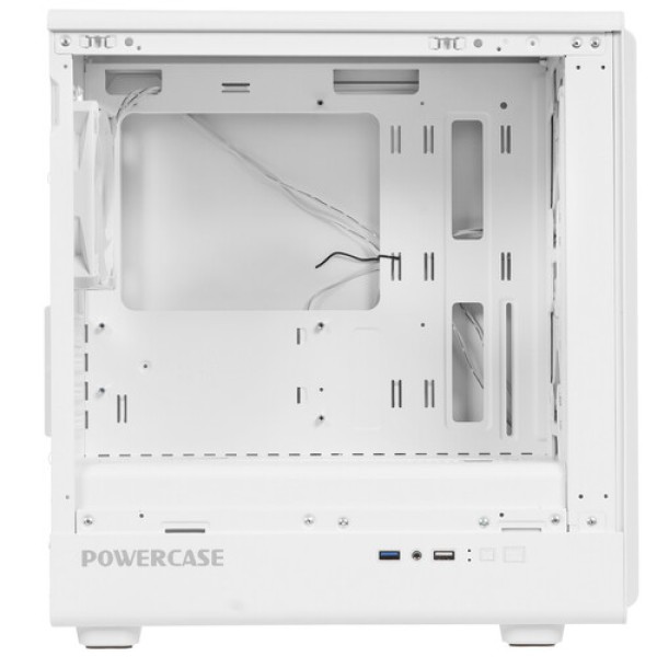 Корпус PowerCase Mistral Micro C4W ARGB [CMMCW-A4] белый