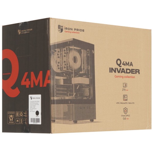 Корпус Iron Pride INVADER Q4MA [УФ-00002600] черный