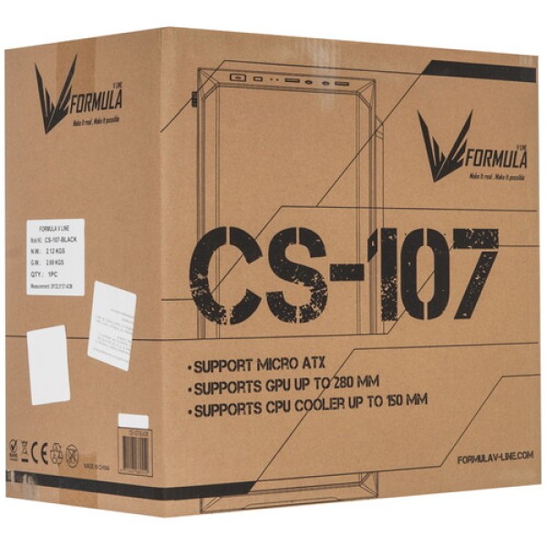 Корпус Formula CS-107 [CS-107] черный