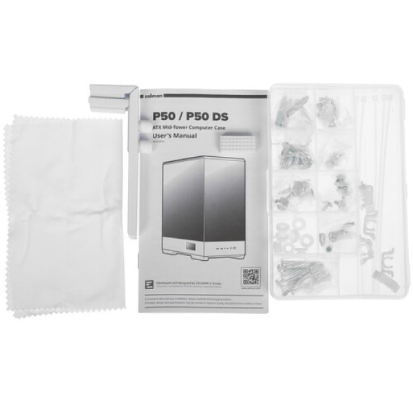 Корпус ZALMAN P50 DS White [P50 DS Black] белый