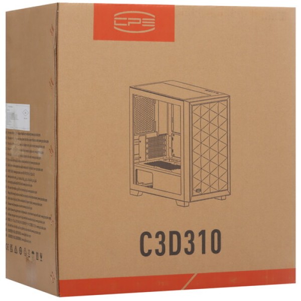 Корпус PCCooler C3D310 BK [C3D310-BKP0-GL] черный