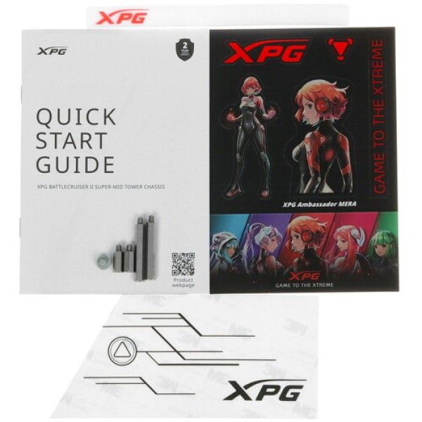 Корпус ADATA XPG BATTLECRUISER II [BATTLECRUISERIIST-WHCWW] белый
