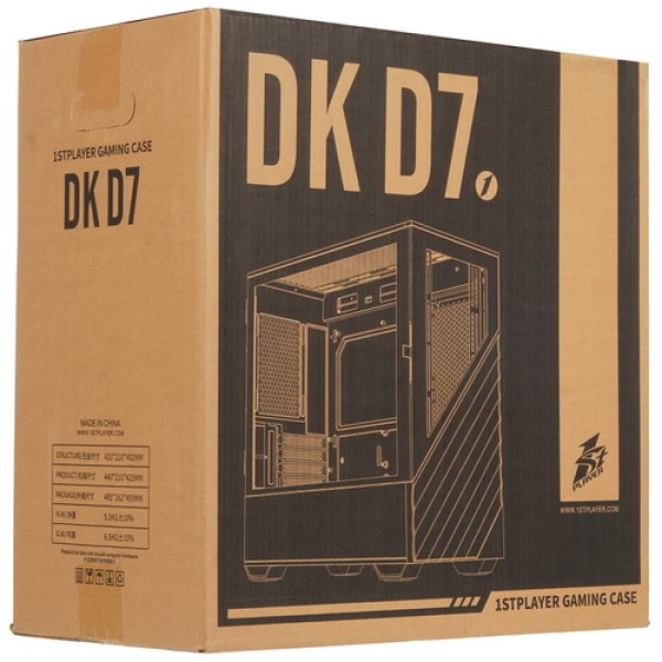 Корпус 1STPLAYER DK D7 [D7-WH-3F1-W] белый