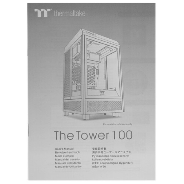 Корпус Thermaltake The Tower 100 Snow [CA-1R3-00S6WN-00] белый
