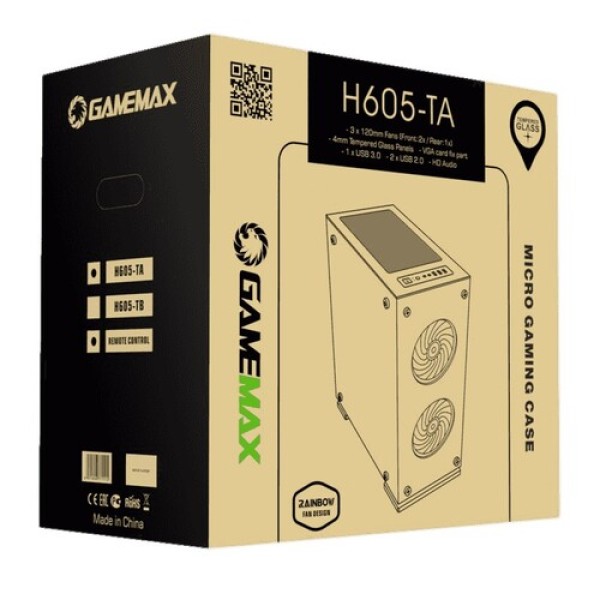 Корпус GameMax H605-TA [H605-TA] черный