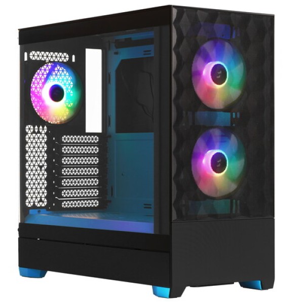 Корпус Fractal Design Pop Air RGB Cyan [FD-C-POR1A-02] черный