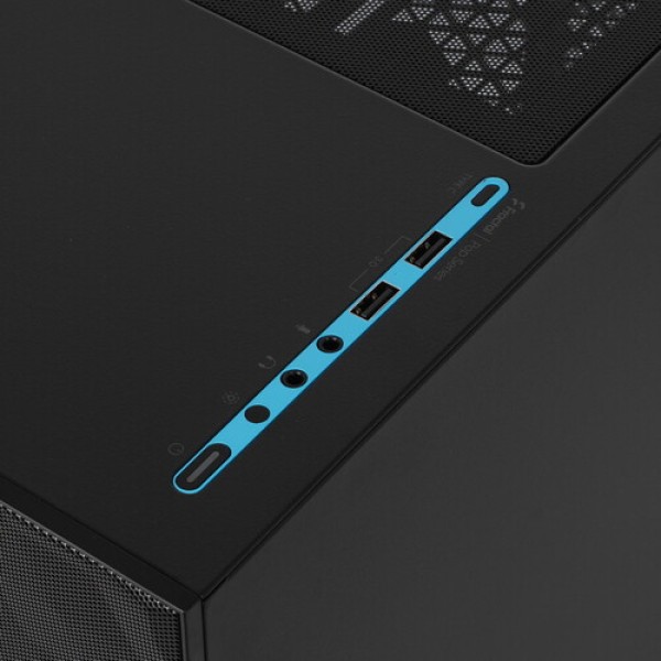 Корпус Fractal Design Pop Air RGB Cyan [FD-C-POR1A-02] черный