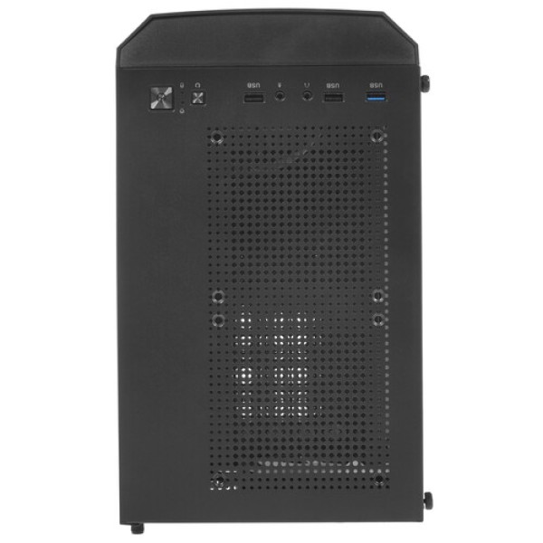 Корпус Powercase Mistral Micro Z3B Mesh LED [CMIMZB-L3] черный