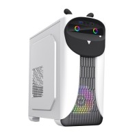 Корпус GameMax Cute Owl BK [Cute OWL White-Black] белый