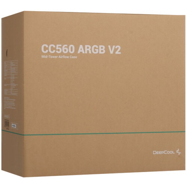 Корпус DEEPCOOL CC560 ARGB V2 [R-CC560-BKTAA4-G-2] черный