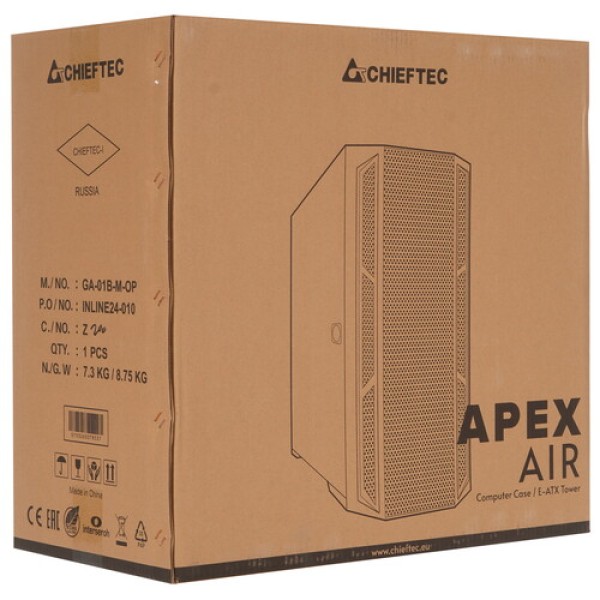 Корпус Chieftec APEX AIR [GA-01B-M-OP] черный