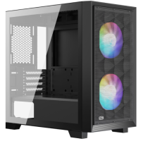 Корпус PCCooler C3D310 BK ARGB [C3D310-BKP2-GL] черный