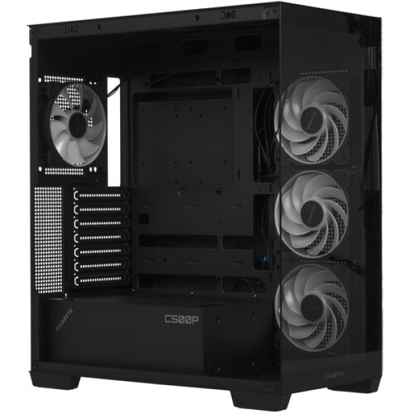 Корпус GIGABYTE C500 PANORAMIC STEALTH [28300-C500B-1CKR] черный