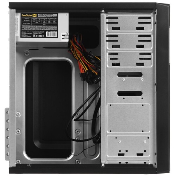Корпус ExeGate CP-606U-AB600 [EX292999RUS] черный
