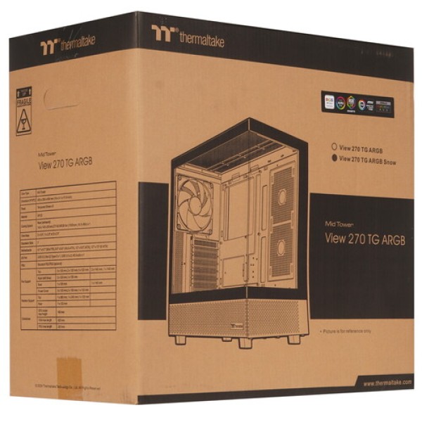 Корпус Thermaltake View 270 TG ARGB Snow [CA-1Y7-00M6WN-00] белый