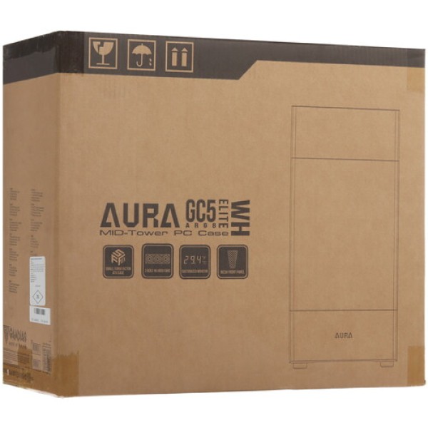 Корпус GAMDIAS AURA GC5 ELITE ARGB [16333-82C33-10800-G] белый