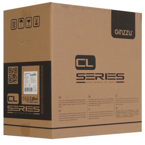 Корпус Ginzzu CL570 черный