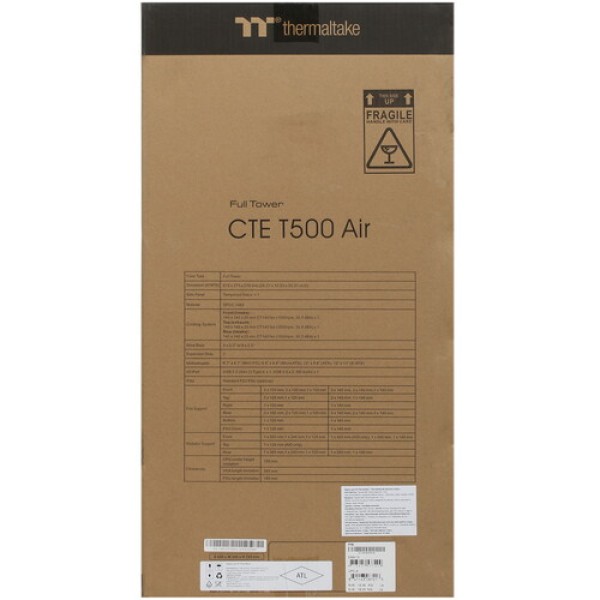 Корпус Thermaltake CTE T500 Air Snow [CA-1X8-00F6WN-00] белый