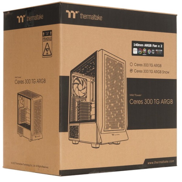 Корпус Thermaltake Ceres 300 Snow [CA-1Y2-00M6WN-00] белый