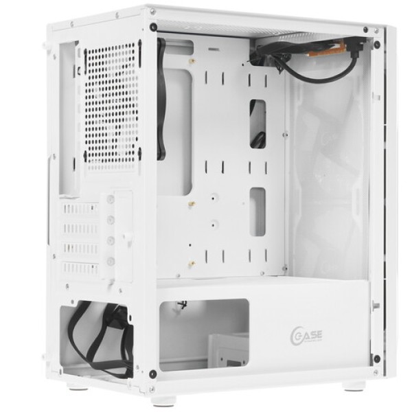 Корпус PowerCase Mistral Micro Z3W Mesh LED [CMIMZW-L3] белый