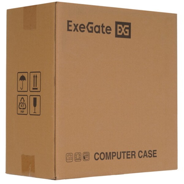 Корпус ExeGate mEVO-7807-NPX400 [EX292982RUS] черный