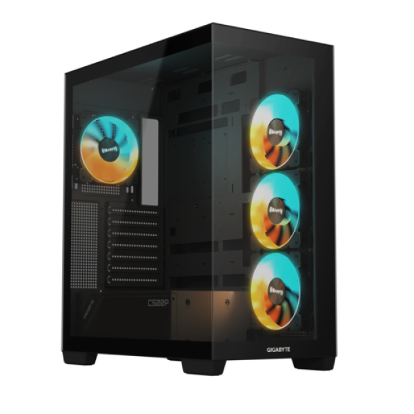 Корпус GIGABYTE C500 PANORAMIC STEALTH [28300-C500B-1CKR] черный