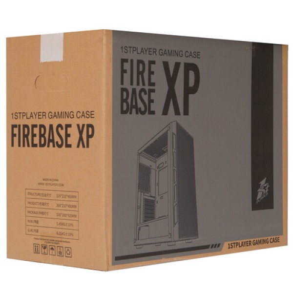 Корпус 1STPLAYER FIREBASE XP [XP-WH-4F1-W] белый