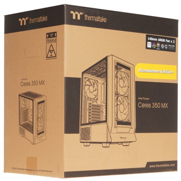 Корпус Thermaltake Ceres 350 MX Bumblebee [CA-1Z3-00M4WN-00] желтый