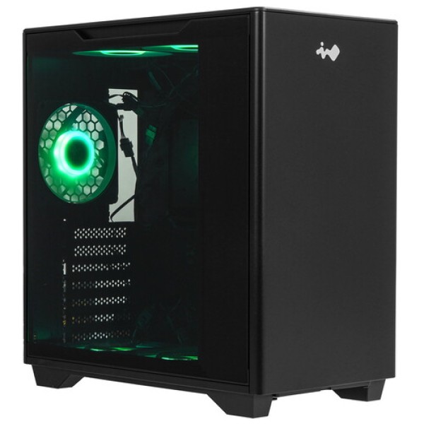 Корпус InWin A5 Mid-Tower Black [IW-CS-A5BLK-1AM120S] черный