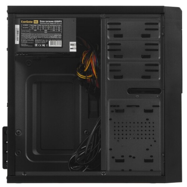 Корпус ExeGate mEVO-7807-NPX400 [EX292982RUS] черный
