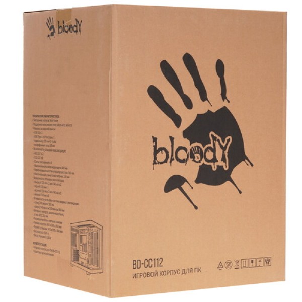 Корпус A4Tech Bloody BD-CC112 [BD-CC112-BK] черный