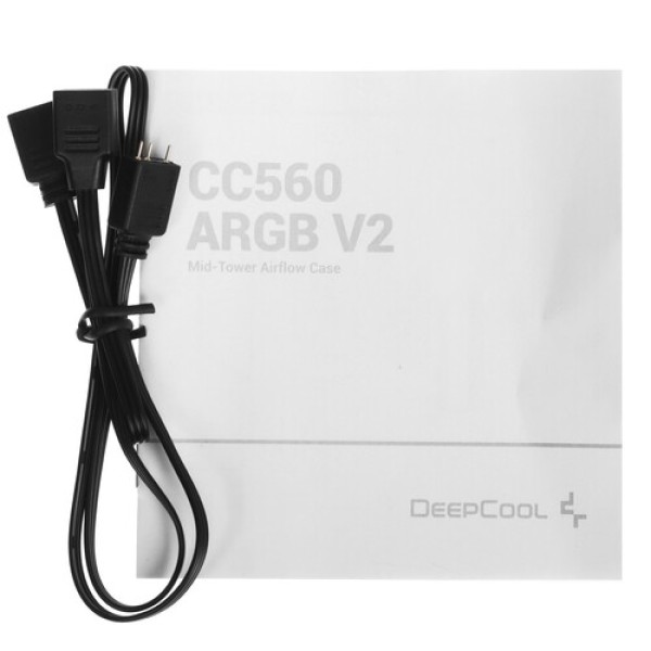 Корпус DEEPCOOL CC560 ARGB V2 [R-CC560-BKTAA4-G-2] черный
