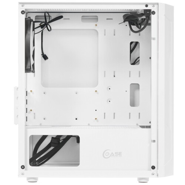 Корпус PowerCase Mistral Micro Z3W Mesh LED [CMIMZW-L3] белый