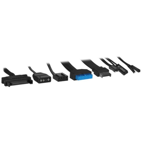 Корпус GIGABYTE C500 PANORAMIC STEALTH [28300-C500B-1CKR] черный