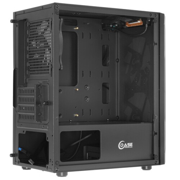 Корпус Powercase Mistral Micro Z3B Mesh LED [CMIMZB-L3] черный
