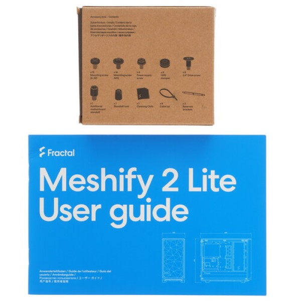 Корпус Fractal Design Meshify 2 Lite Clear TG [FD-C-MEL2A-04] белый
