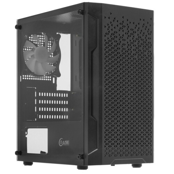 Корпус Powercase Mistral Micro Z3B Mesh LED [CMIMZB-L3] черный