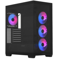 Корпус GIGABYTE C500 PANORAMIC STEALTH [28300-C500B-1CKR] черный