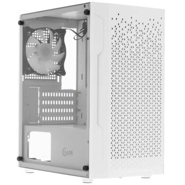 Корпус PowerCase Mistral Micro Z3W Mesh LED [CMIMZW-L3] белый