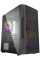 Корпус Powercase Mistral Micro Z3B Mesh LED [CMIMZB-L3] черный