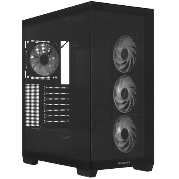 Корпус GIGABYTE C500 PANORAMIC STEALTH [28300-C500B-1CKR] черный