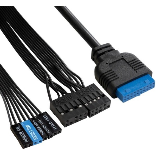 Корпус ExeGate MA-401-XP500 [EX295158RUS] черный