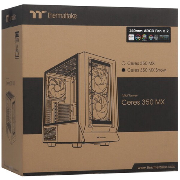 Корпус Thermaltake Ceres 350 MX Snow [CA-1Z3-00M6WN-00] белый