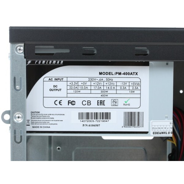 Корпус POWERMAN ES722BK черный