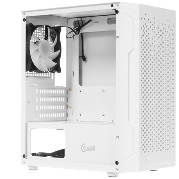 Корпус PowerCase Mistral Micro Z3W Mesh LED [CMIMZW-L3] белый