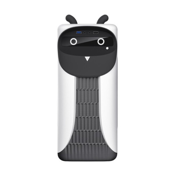 Корпус GameMax Cute Owl BK [Cute OWL White-Black] белый