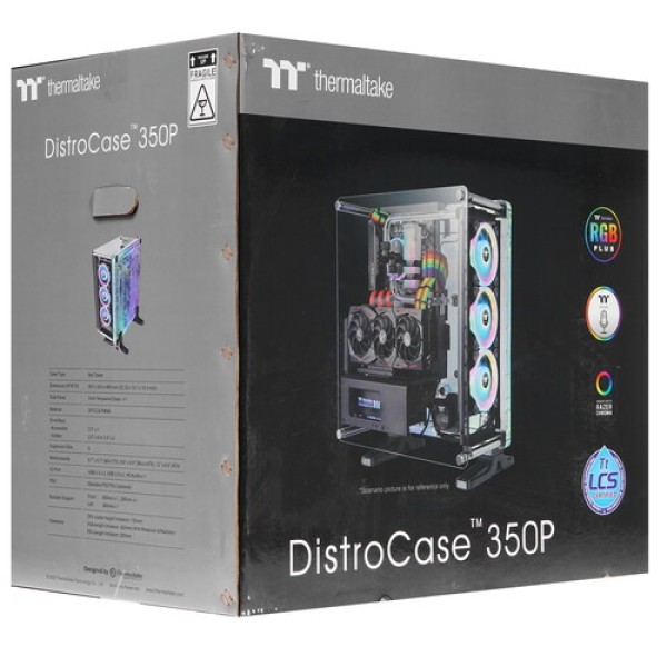 Корпус Thermaltake DistroCase 350P [CA-1Q8-00M1WN-00] черный