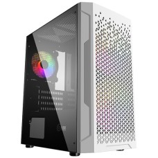 Корпус PowerCase Mistral Micro Z3W Mesh LED [CMIMZW-L3] белый
