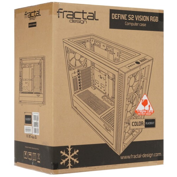 Корпус Fractal Design Define S2 Vision RGB [FD-CA-DEF-S2V-RGB-BKO-TGD] черный